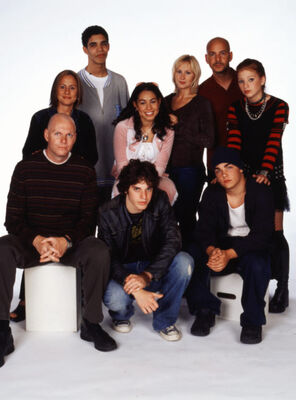 Season 3 Cast Promotional Group Photo
Promotional photograph of Jimmy Brooks, Manny Santos, Caitlin Ryan, Joey Jeremiah, Ellie Nash, Christine “Spike” Nelson, Archie “Snake” Simpson, Craig Manning, and Sean Cameron from Season 3.
Keywords: Jimmy Brooks;Aubrey Graham;Manny Santos;Cassie Steele;Caitlin Ryan;Stacie Mistysyn;Joey Jeremiah;Pat Mastroianni;Ellie Nash;Stacey Farber;Christine Nelson;Amanda Stepto;Archie Simpson;Stefan Brogren;Craig Manning;Jake Epstein;Sean Cameron;Daniel Clark;Sea
