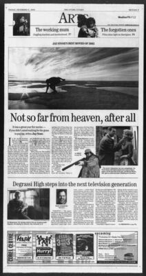 The Ottawa Citizen – Degrassi: CTV seeking new generation of viewers
Feature article from the Ottawa Citizen dated December 27, 2002, covering the transition from the original Degrassi High to Degrassi: The Next Generation. Written by Tony Atherton, the piece discusses the updated production, the realistic set design, and interviews with cast members such as Pat Mastroianni (Joey Jeremiah) and Michael Seater (Lucas Valieri). Highlights the show's continued focus on authentic teen issues and its connection to the earlier series.
Keywords: Ottawa Citizen;Degrassi: The Next Generation;Degrassi High;Pat Mastroianni;Joey Jeremiah;Michael Seater;Lucas Valieri;Tony Atherton;CBC;Canadian television;behind the scenes;set design;teen drama;December 2002;press archive