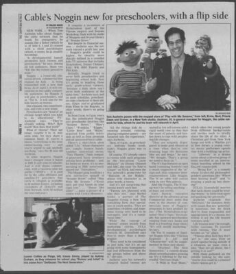 Chippewa Herald-Telegram – Cable’s Noggin new for preschoolers, with a flip side
An Associated Press article detailing Noggin’s April 2002 relaunch into two distinct programming blocks: daytime preschool content and “The N” for tweens. Degrassi: The Next Generation is highlighted as one of The N’s anchor series, alongside shows like A Walk in Your Shoes and Clarissa Explains It All. The piece outlines the network’s strategy to address the needs of both preschoolers and tweens while offering educational yet relatable programming.
Keywords: Degrassi: The Next Generation;Chippewa Herald-Telegram;2002;Noggin;The N;network relaunch;preschool programming;A Walk in Your Shoes;Clarissa Explains It All;teen drama;Canadian television;Aubrey Graham;Lauren Collins;Paige Michalchuk;Jimmy