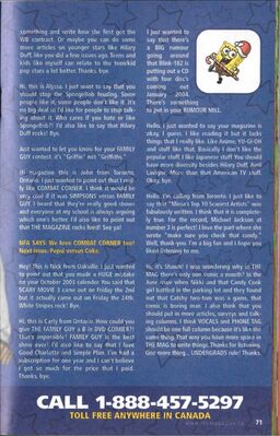 Phone Tag – Miriam McDonald (Emma Nelson) Photo & Degrassi Mentions (Part 1)
Reader call-ins include shout-outs to Degrassi: The Next Generation, mentioning French immersion school viewings, Degrassi plays, and attendance at events like WORD UP. Features photo of Miriam McDonald, who played Emma Nelson.
Keywords: Degrassi;Degrassi: The Next Generation;Miriam McDonald;Emma Nelson;Phone Tag;reader comments;WORD UP;French immersion;Stephanie Kaye