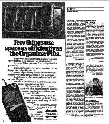 The New York Times — From Lassie to Pee-wee
Letter to the editor from The New York Times dated November 27, 1988. The letter responds to Cathleen Schine’s article “From Lassie to Pee-wee” (Oct. 30, 1988) and discusses the quality of children’s television programming, mentioning Sesame Street, Reading Rainbow, Mister Rogers’ Neighborhood, WonderWorks, and Degrassi Junior High. The writer highlights how these shows provide different values in a media landscape often dominated by entertainment trends.
Keywords: The New York Times;November 27 1988;From Lassie to Pee-wee;Letters to the Editor;children’s television;Sesame Street;Reading Rainbow;Mister Rogers’ Neighborhood;WonderWorks;Degrassi Junior High;Cathleen Schine;television criticism;newspaper ar