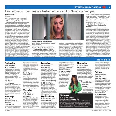 The Hamilton Spectator – Family bonds: Loyalties are tested in Season 3 of Ginny & Georgia
Article from The Hamilton Spectator dated May 31, 2025, highlighting upcoming TV premieres. Focuses on Season 3 of Ginny & Georgia, starring Brianne Howey and Antonia Gentry. The piece also mentions Degrassi alumni Sara Waisglass (Frankie Hollingsworth) and Chelsea Clark (Esme Song) reprising their roles in the series.
Keywords: Degrassi: The Next Generation;Degrassi Next Class;Sara Waisglass;Chelsea Clark;Ginny & Georgia;Hamilton Spectator;Canadian press;2025 article;Netflix series;alumni cast