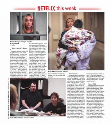 Concord Monitor – Netflix this week: Family bonds tested in Ginny & Georgia Season 3
Article from the Concord Monitor dated May 31, 2025, highlighting streaming premieres. Covers Season 3 of Ginny & Georgia starring Brianne Howey and Antonia Gentry. Mentions Degrassi alumni Sara Waisglass (Frankie Hollingsworth) and Chelsea Clark (Esme Song) among the cast, continuing their careers in the Netflix series.
Keywords: Degrassi: The Next Generation;Degrassi Next Class;Sara Waisglass;Chelsea Clark;Ginny & Georgia;Concord Monitor;2025 article;Netflix series;alumni cast