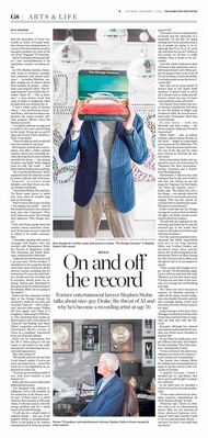 The Hamilton Spectator - Former Degrassi producer Stephen Stohn recalls his time with Drake
Article from The Hamilton Spectator's "Arts & Life" section dated December 7, 2024, profiling former entertainment lawyer and TV producer Stephen Stohn. The piece highlights his new career as a recording artist and reflects on his past work, including his role as an executive producer on "Degrassi: The Next Generation." Stohn recalls co-writing the show's theme song, "Whatever It Takes," and shares an anecdote about a young Aubrey Graham (Drake) wanting to pursue a music career while on the show.
Keywords: Degrassi;The Next Generation;Stephen Stohn;Drake;Aubrey Graham;Whatever It Takes;The Hamilton Spectator;2024 article;executive producer;alumni crew
