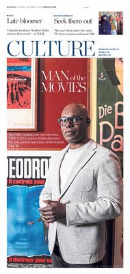 The Toronto Star - Culture section cover features 'Degrassi' producer Stephen Stohn
The cover of the "Culture" section from The Toronto Star, dated December 7, 2024. A headline at the top of the page announces a story inside about "Degrassi" producer Stephen Stohn, reading: "'Degrassi' producer Stephen Stohn releases first record — at 76."
Keywords: Degrassi;Stephen Stohn;The Toronto Star;2024 article;producer;Culture section;executive producer;alumni crew