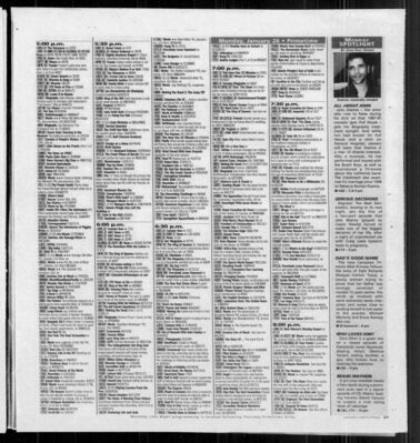 The Vancouver Sun – Serious Decisions on Degrassi: The Next Generation
TV listings column from The Vancouver Sun (Jan 23, 2004) highlighting the Jan 26, 2004 airing of Degrassi: The Next Generation. Notes the start of a two-part storyline where Manny (Cassie Steele) faces the biggest decision of her life, while Craig (Jake Epstein) becomes involved in a pregnancy scare with Ashley.
Keywords: Degrassi;Degrassi: The Next Generation;2004;The Vancouver Sun;Serious Decisions;Manny Santos;Cassie Steele;Craig Manning;Jake Epstein;Ashley Kerwin;pregnancy storyline;Canadian television;CTV;teen drama