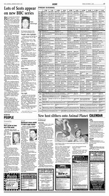 The Daily Journal – Accent: Degrassi: The Next Generation enters fourth season
A TV highlight from The Daily Journal (Oct. 1, 2004) listing the return of Degrassi: The Next Generation on The N. The blurb mentions Paige’s (Lauren Collins) storyline and Craig (Jake Epstein), describing the show as a realistic portrayal of teenage struggles.
Keywords: Degrassi;Degrassi: The Next Generation;The Daily Journal;Franklin Indiana;2004;Accent section;TV listings;season 4 premiere;Lauren Collins;Paige Michalchuk;Jake Epstein;Craig Manning;The N;teen drama;television highlights;press coverage