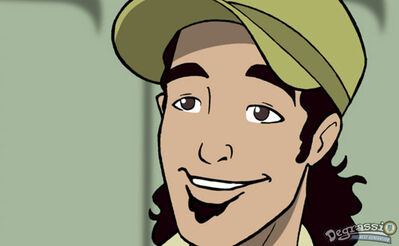 Marco Del Rossi in Confusionville
Promotional artwork of Adamo Ruggiero as Marco Del Rossi from the animated Degrassi: Extra Credit Mangasodes episode Confusionville.
Keywords: Degrassi;The Next Generation;Marco Del Rossi;Adamo Ruggiero;Extra Credit;Mangasodes;Confusionville;Promotional Artwork