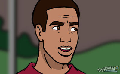 Jimmy Brooks in Punk’d
Promotional artwork of Aubrey Graham as Jimmy Brooks from the animated Degrassi: Extra Credit Mangasodes episode Punk’d.
Keywords: Degrassi;The Next Generation;Jimmy Brooks;Aubrey Graham;Extra Credit;Mangasodes;Punk’d;Promotional Artwork