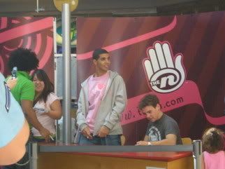 Aubrey Graham and Shane Kippel Signing Photos at Degrassi On Tour
Aubrey Graham and Shane Kippel sign promotional photographs for fans during The N’s Degrassi On Tour stop at The Mall in Columbia in Columbia, Maryland on October 1, 2005.
Keywords: Aubrey Graham;Drake;Shane Kippel;Jimmy Brooks;Spinner Mason;Degrassi;Degrassi The Next Generation;Degrassi On Tour;autograph signing;promotional photos;The N;The Mall in Columbia;Columbia Maryland;October 1 2005;Degrassi cast;mall tour