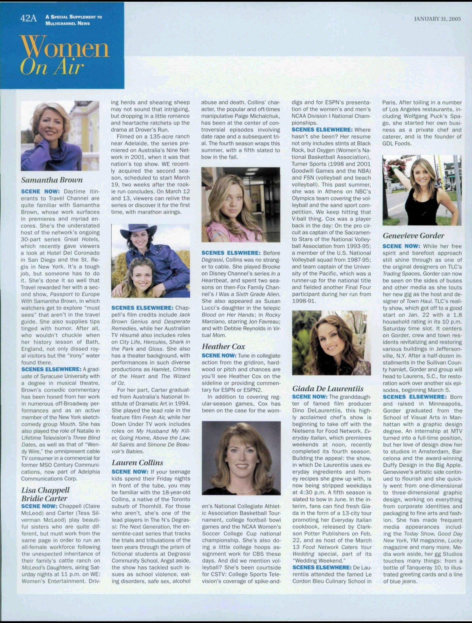 1000113260 Multichannel News: Women On Air - Lauren Collins (2005)