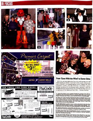 “In Focus” – Degrassi: The Next Generation Ultimate Boxed Set Autograph Signing
“In Focus” page from the October 17, 2004 issue of Video Store Magazine featuring coverage of a Funimation Productions autograph signing celebrating the release of the Degrassi: The Next Generation Ultimate Boxed Set at Sam Goody in Universal City, California. The featured photograph includes Aubrey Graham, Funimation brand manager Diane Hansen, Melissa McIntyre, Shane Kippel, director of sales Tony Vandeveerdonk, and Miriam McDonald.
Keywords: Degrassi;Degrassi The Next Generation;Aubrey Graham;Melissa McIntyre;Shane Kippel;Miriam McDonald;Video Store Magazine;Ultimate Boxed Set;autograph signing;2004